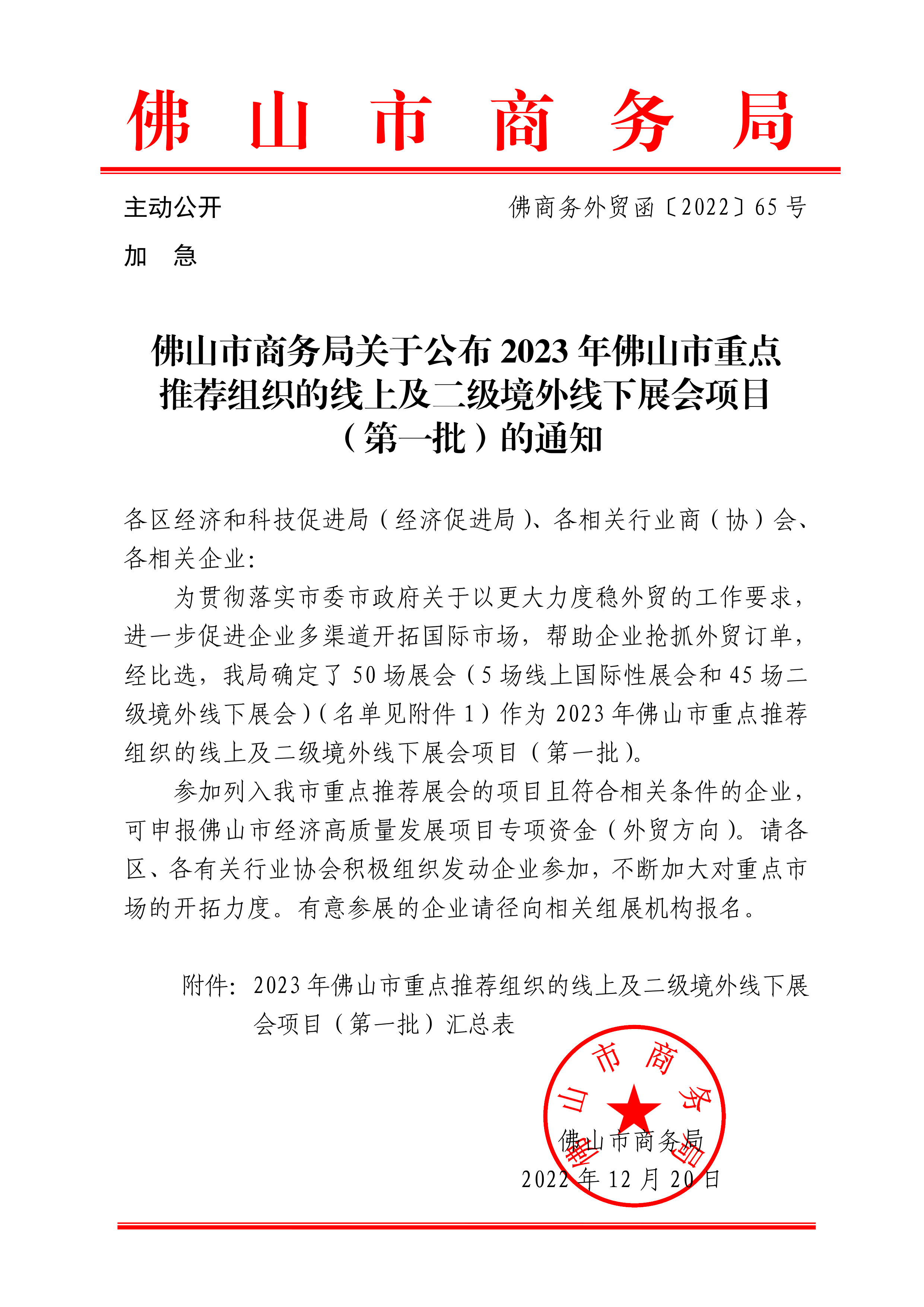 浣涘北甯傚晢鍔″眬鍏充簬鍏竷2023骞翠經灞卞競閲嶇偣鎺ㄨ崘缁勭粐鐨勭嚎涓婂強浜岀骇澧冨绾夸笅灞曚細椤圭洰锛堢涓€鎵癸級鐨勯€氱煡_1.png